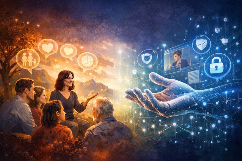 Human-Centric Storytelling and Trust-Driven Content