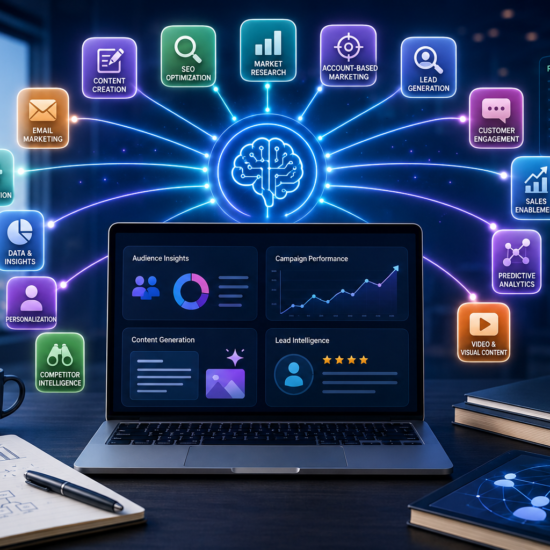 Compiled List of 25 AI Tools for B2B Marketers