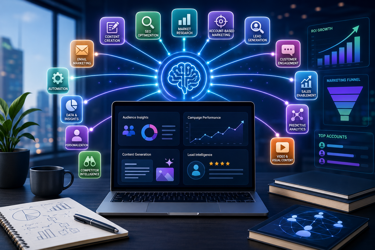Compiled List of 25 AI Tools for B2B Marketers