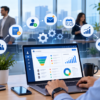 CRM Automation in a Modern Office