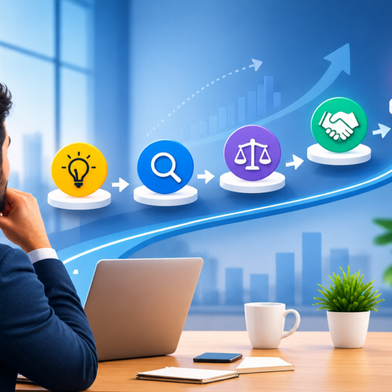 Customer Journey Roadmap in a Modern Office-1