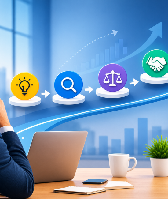 Customer Journey Roadmap in a Modern Office-1