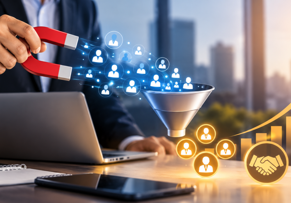 Magnet-Driven B2B Lead Funnel